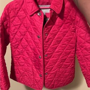 Burberry Pink Quilted Puffer Jacket